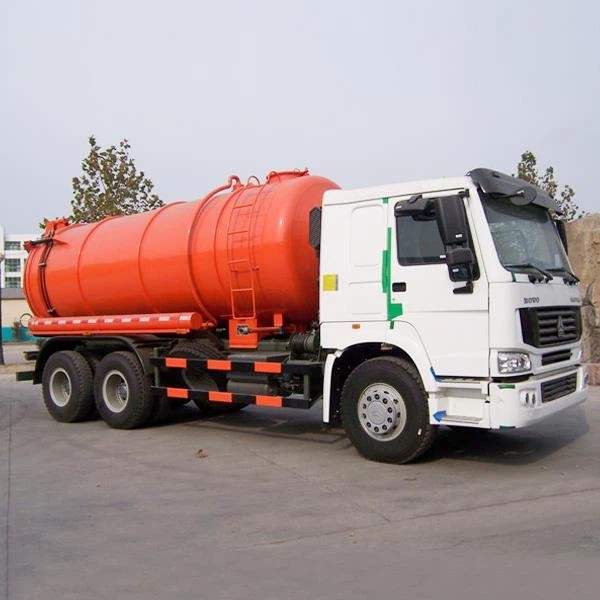 Дешевый вакуумный автотанкер для всасывания загрязнений Sinotruk Howo (Китай) модели 6X4 на 10 колес