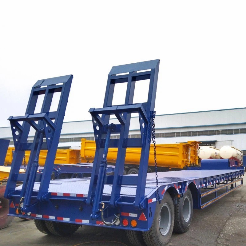 Низкоплатформенный прицеп грузоподъемностью 60 тонн